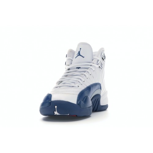 Кроссы Jordan 12 Retro French Blue (2016) (GS) - подростковая сетка размеров