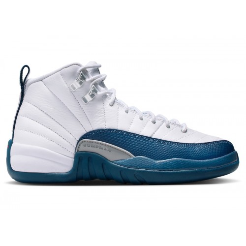 Кроссы Jordan 12 Retro French Blue (2025) (GS) - подростковая сетка размеров