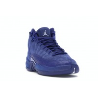 Подростковые кроссовки Jordan 12 Retro Deep Royal Blue (GS)