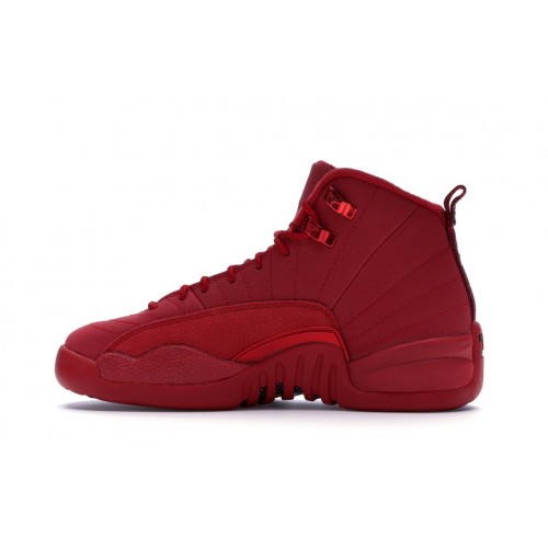 Кроссы Jordan 12 Retro Gym Red (2018) (GS) - подростковая сетка размеров
