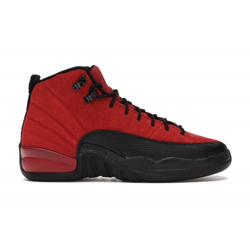 Кроссы Jordan 12 Retro Reverse Flu Game (GS) - подростковая сетка размеров