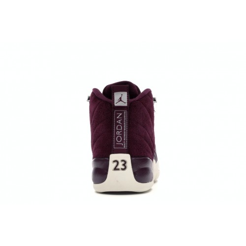 Кроссы Jordan 12 Retro Bordeaux (GS) - подростковая сетка размеров