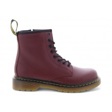 Подростковые Dr. Martens 1460 Softy Leather Lace Up Boots Cherry Red (GS)