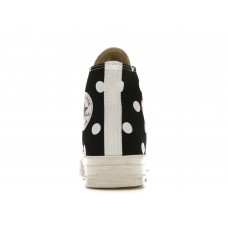 Кеды Converse Chuck Taylor All Star 70 Hi Comme des Garcons PLAY  Polka Dot Black