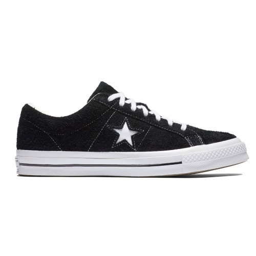 Кроссы Converse One Star Ox Black White - мужская сетка размеров