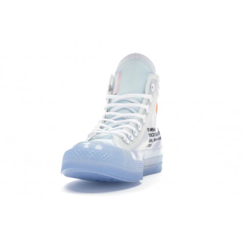 Кроссы Converse Chuck Taylor All Star Vulcanized Hi Off-White - мужская сетка размеров