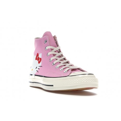 Кроссы Converse Chuck Taylor All Star 70 Hi Hello Kitty Pink - мужская сетка размеров