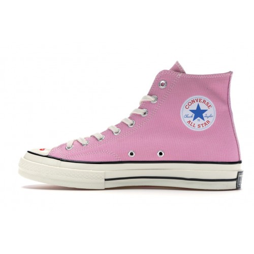 Кроссы Converse Chuck Taylor All Star 70 Hi Hello Kitty Pink - мужская сетка размеров