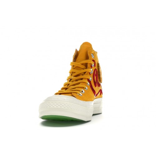 Кеды Converse Chuck Taylor All-Star 70 Hi Kith x Coca Cola Yellow - мужская сетка размеров