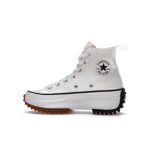 Кеды Converse Run Star Hike Hi White Black Gum - мужская сетка размеров