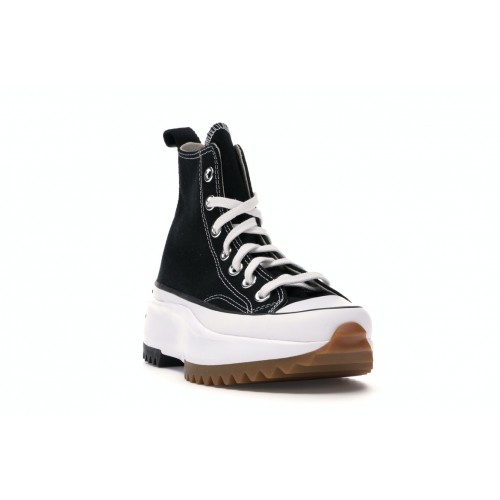 Кроссы Converse Run Star Hike Hi Black White Gum - мужская сетка размеров