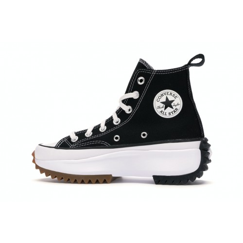 Кроссы Converse Run Star Hike Hi Black White Gum - мужская сетка размеров