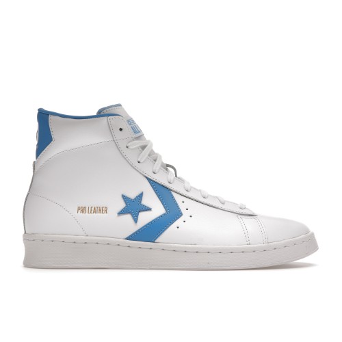 Кроссы Converse Pro Leather Hi White Coast Blue - мужская сетка размеров