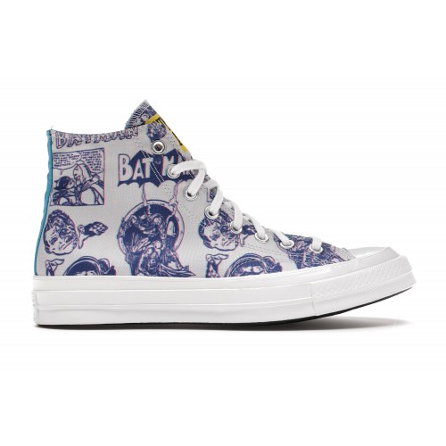 Кеды Converse Chuck Taylor All-Star 70 Hi Chinatown Market x Batman White - мужская сетка размеров