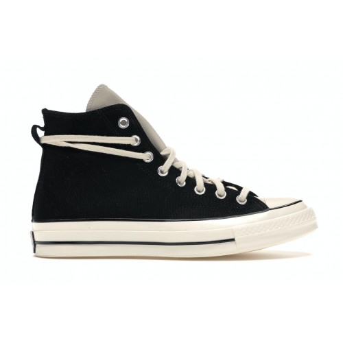 Кроссы Converse Chuck Taylor All Star 70 Hi Fear Of God Black Natural - мужская сетка размеров