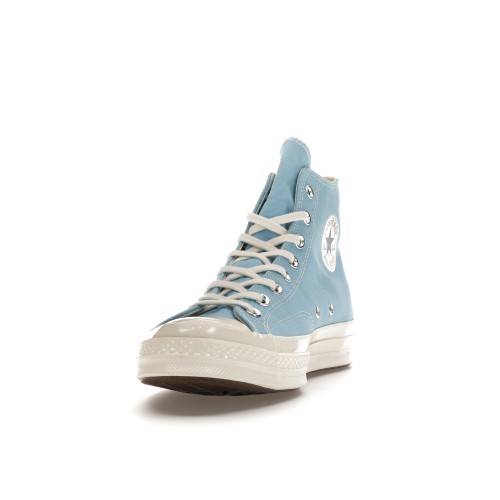 Кроссы Converse Chuck Taylor All Star 70 Hi Comme des Garcons PLAY Bright Blue - мужская сетка размеров