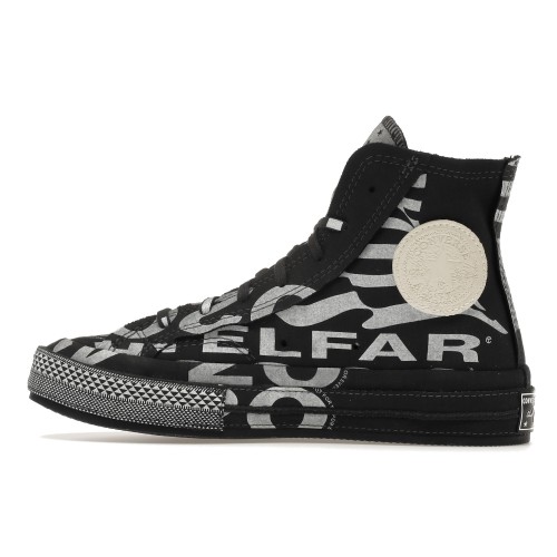 Кеды Converse Chuck Taylor All-Star 70 Hi Telfar Black White - мужская сетка размеров