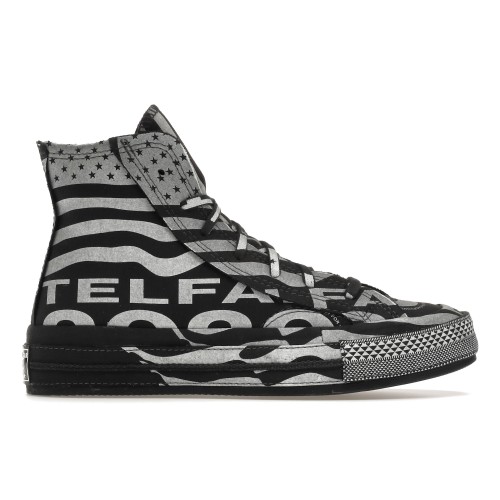 Кеды Converse Chuck Taylor All-Star 70 Hi Telfar Black White - мужская сетка размеров