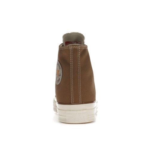 Кроссы Converse Chuck Taylor All Star 70 Hi Carhartt Hamilton Brown - мужская сетка размеров