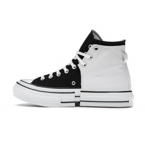 Кеды Converse Chuck Taylor All-Star 70 Hi Feng Chen Wang 2-in-1 Ivory Black - мужская сетка размеров