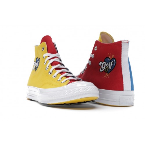 Кроссы Converse Chuck Taylor All Star 70 Hi Golf Wang Tripanel - мужская сетка размеров