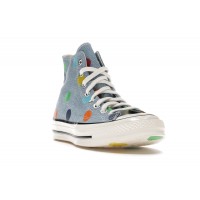 Кеды Converse Chuck Taylor All-Star 70 Hi Golf Wang Denim Polka Dots