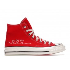 Кеды Converse Chuck Taylor All-Star 70 Hi Made With Love Red