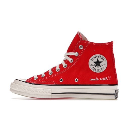 Кеды Converse Chuck Taylor All-Star 70 Hi Made With Love Red - мужская сетка размеров