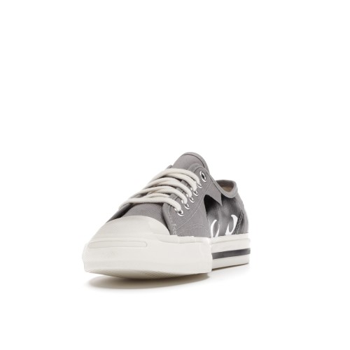 Кеды Converse Jack Purcell Comme des Garcons PLAY Grey Black - мужская сетка размеров