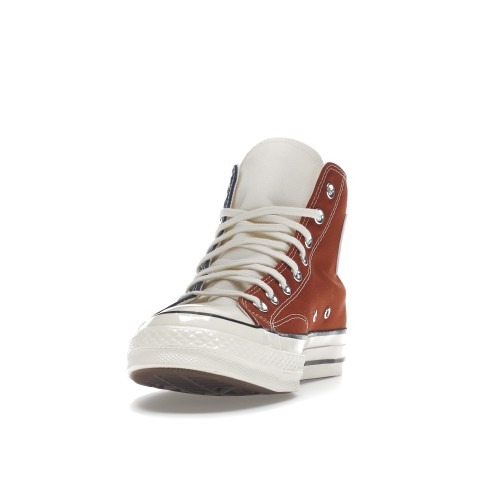 Кеды Converse Chuck Taylor All-Star 70 Hi Navy Burgundy Split - мужская сетка размеров