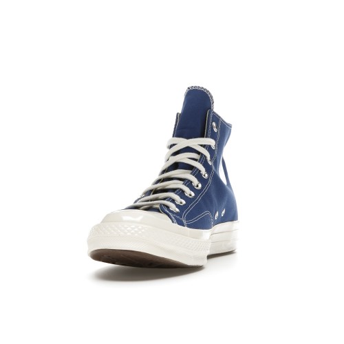 Кеды Converse Chuck Taylor All-Star 70 Hi Comme des Garcons PLAY Blue - мужская сетка размеров