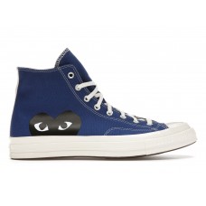 Кеды Converse Chuck Taylor All-Star 70 Hi Comme des Garcons PLAY Blue