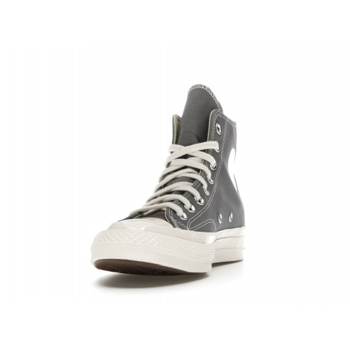 Кеды Converse Chuck Taylor All-Star 70 Hi Comme des Garcons PLAY Grey - мужская сетка размеров