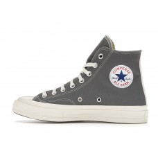 Кеды Converse Chuck Taylor All-Star 70 Hi Comme des Garcons PLAY Grey