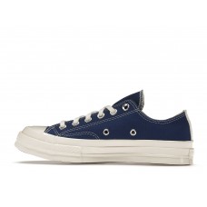 Кеды Converse Chuck Taylor All Star 70 Ox Comme des Garcons PLAY Blue Quartz