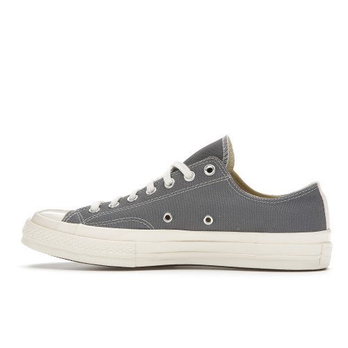 Кроссы Converse Chuck Taylor All Star 70 Ox Comme des Garcons PLAY Grey - мужская сетка размеров