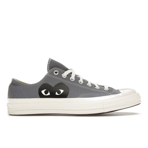 Кроссы Converse Chuck Taylor All Star 70 Ox Comme des Garcons PLAY Grey - мужская сетка размеров