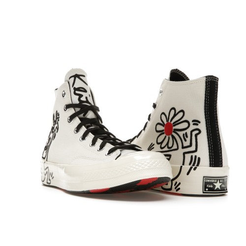 Кеды Converse Chuck Taylor All-Star 70 Hi Keith Haring Egret - мужская сетка размеров