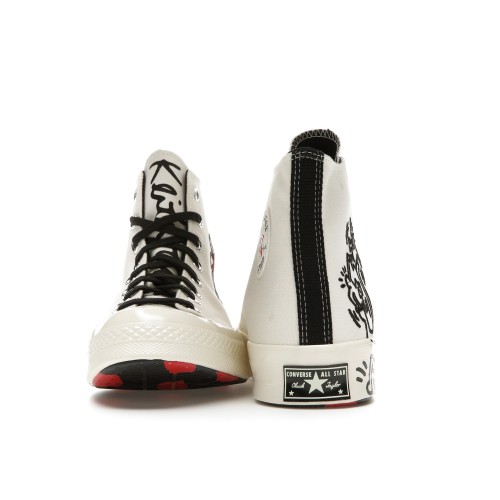 Кеды Converse Chuck Taylor All-Star 70 Hi Keith Haring Egret - мужская сетка размеров