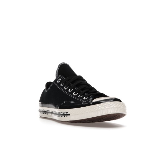 Кроссы Converse Chuck Taylor All Star 70 Hi Moncler Fragment Black - мужская сетка размеров