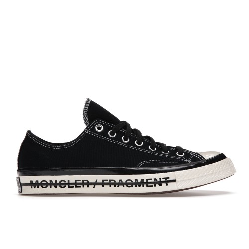 Кроссы Converse Chuck Taylor All Star 70 Hi Moncler Fragment Black - мужская сетка размеров