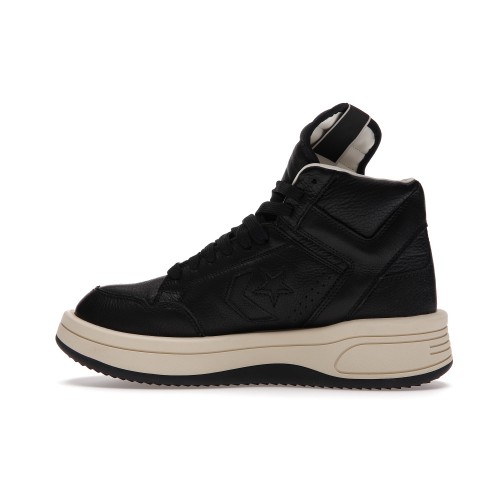 Кроссы Converse TURBOWPN Mid Rick Owens DRKSHDW Black - мужская сетка размеров