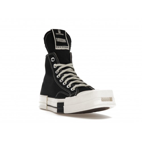 Кроссы Converse TURBODRK Chuck Taylor All Star 70 Hi Rick Owens DRKSHDW Black - мужская сетка размеров