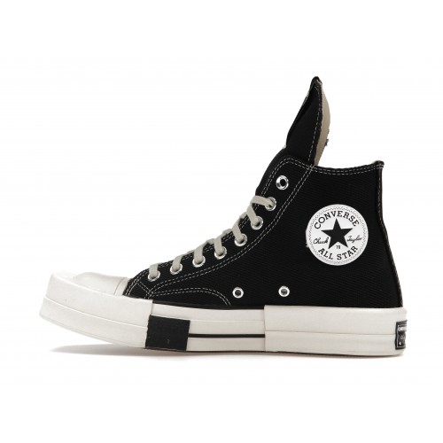 Кроссы Converse TURBODRK Chuck Taylor All Star 70 Hi Rick Owens DRKSHDW Black - мужская сетка размеров