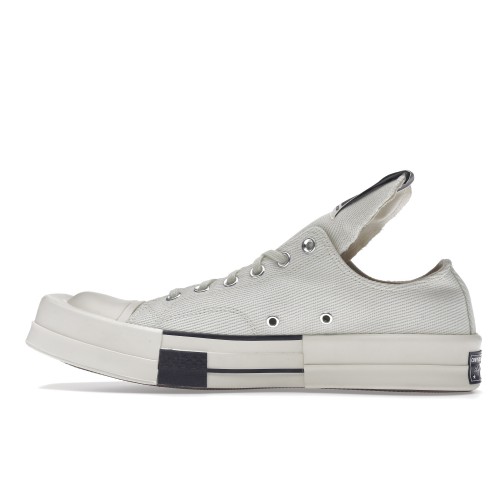 Кеды Converse TURBODRK Chuck Taylor All-Star 70 Ox Rick Owens DRKSHDW White - мужская сетка размеров