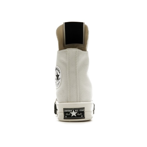 Кроссы Converse DRKSTAR Chuck Taylor All Star 70 Hi Rick Owens DRKSHDW White - мужская сетка размеров