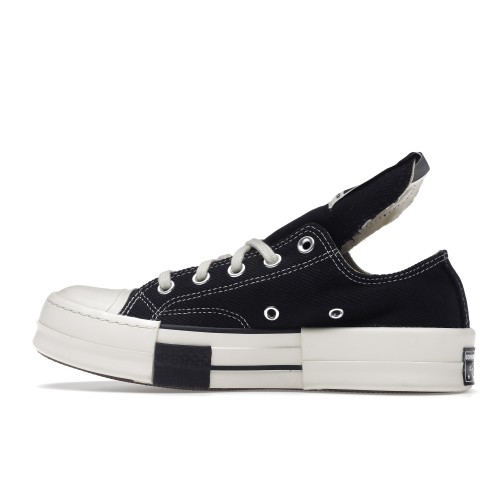 Кроссы Converse DRKSTR Chuck Taylor All Star 70 Ox Rick Owens DRKSHDW Black - мужская сетка размеров
