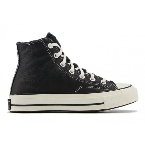 Кеды Converse Chuck Taylor All-Star 70 Hi Sherpa Black - мужская сетка размеров