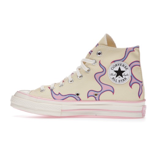 Кеды Converse Chuck Taylor All-Star 70 Hi Golf le Fleur Yellow Flame - мужская сетка размеров