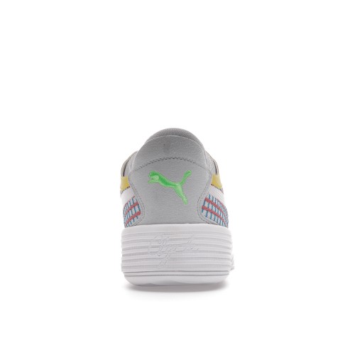 Кроссы Puma Clyde All-Pro White Blue Atoll - мужская сетка размеров